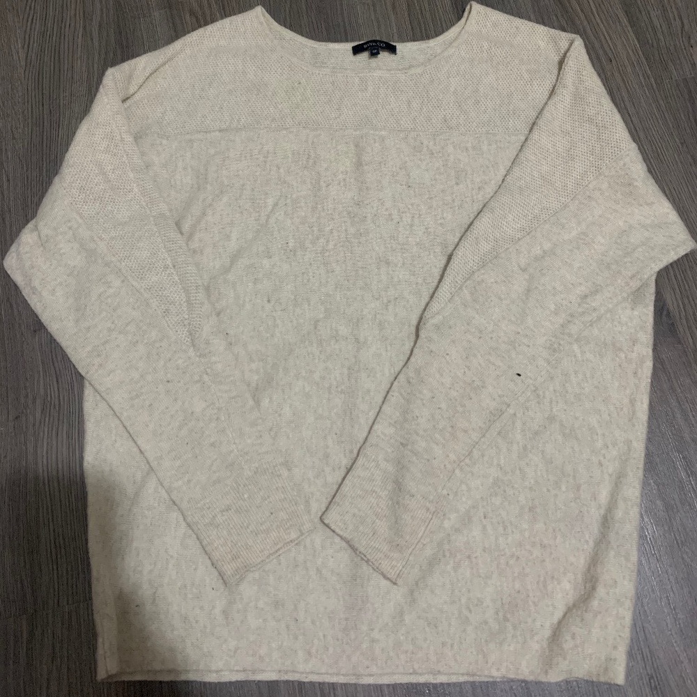 RW&CO White Sweater